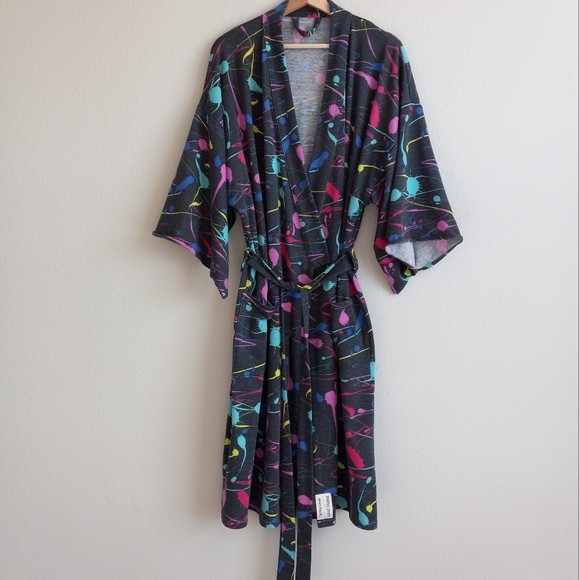 Highway Robery Pitter Splatter Robe OS - Picture 2 of 12